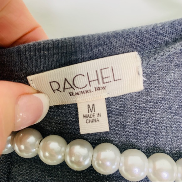 RACHEL ROY Gray Black Tank Top Jogger Jumpsuit Medium - Picture 8 of 11